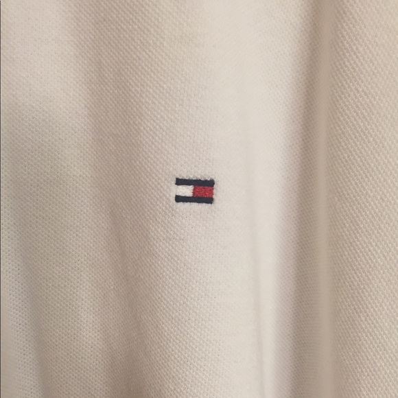 Tommy Hilfiger men’s polo white short sleeve - Picture 2 of 3